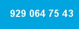 929 064 75 43 929 064 75 43